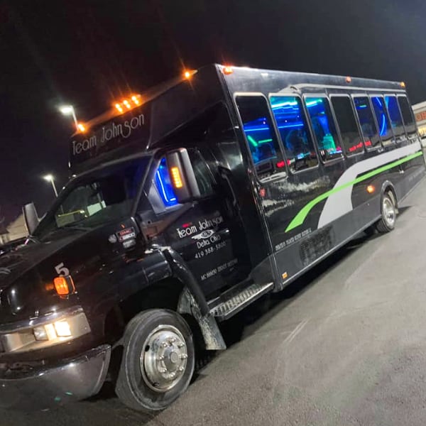 Party Bus 5 with exterior lights